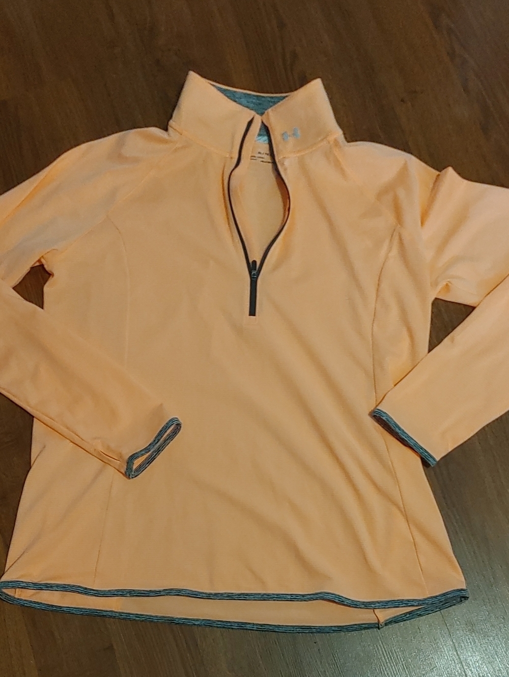 Under Armour Women's Peach Half-Zip Performance Top